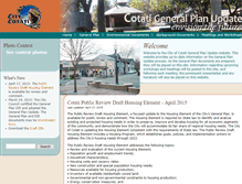 Tablet Screenshot of cotati.generalplan.org